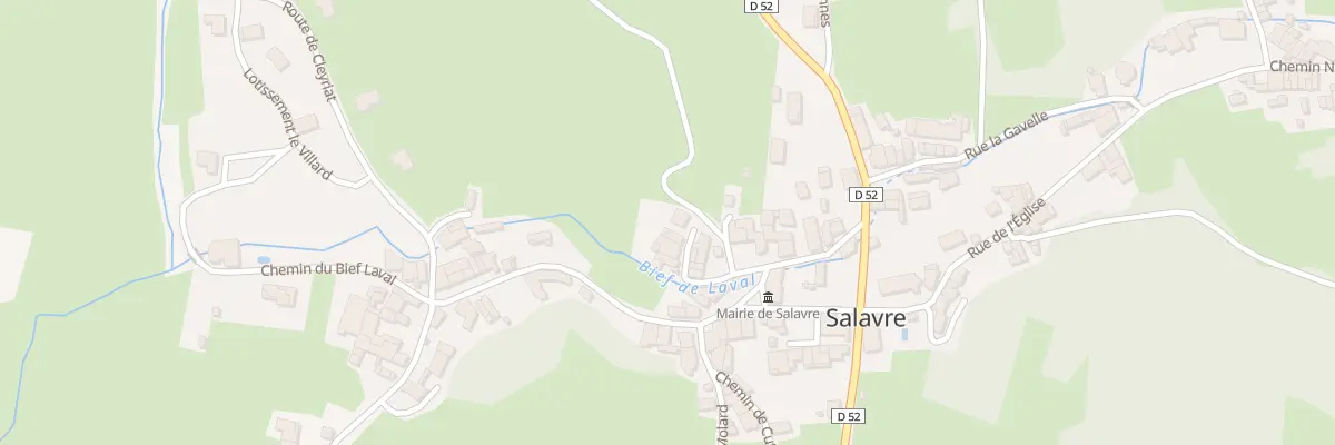 Plan du 86 Imp de la Rochette à Salavre
