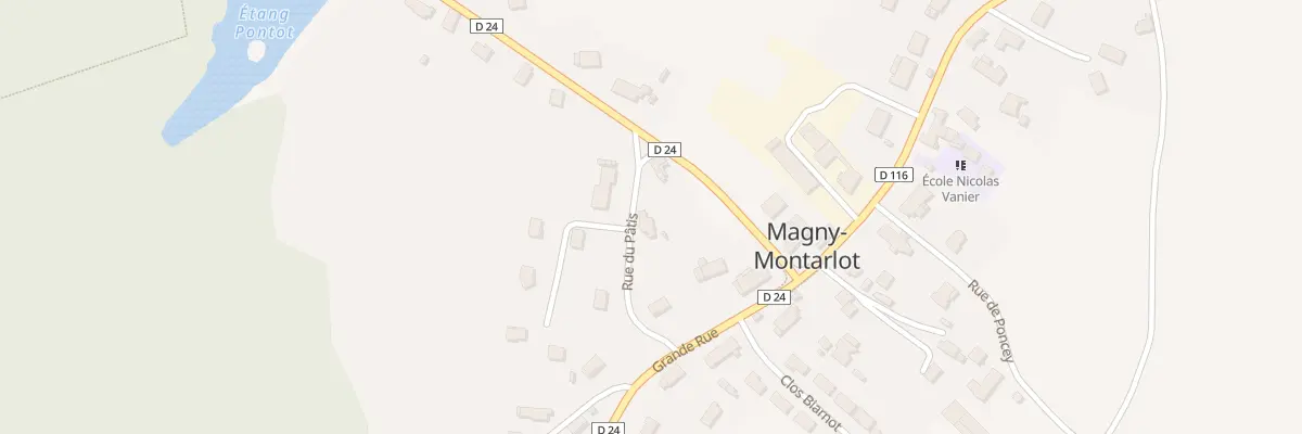 Plan du 4 Rue du Patis à Magny-Montarlot