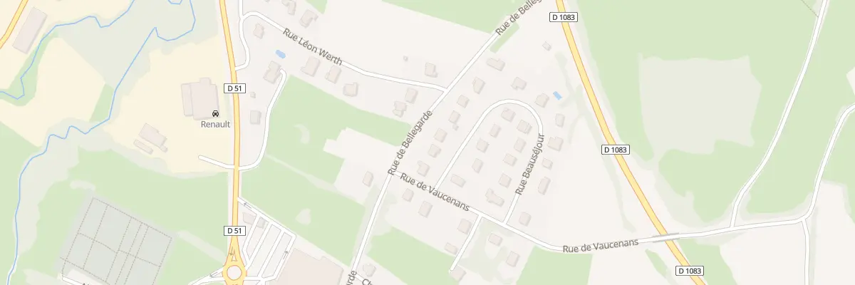 Plan du 3 Rue Beausejour à Saint-Amour