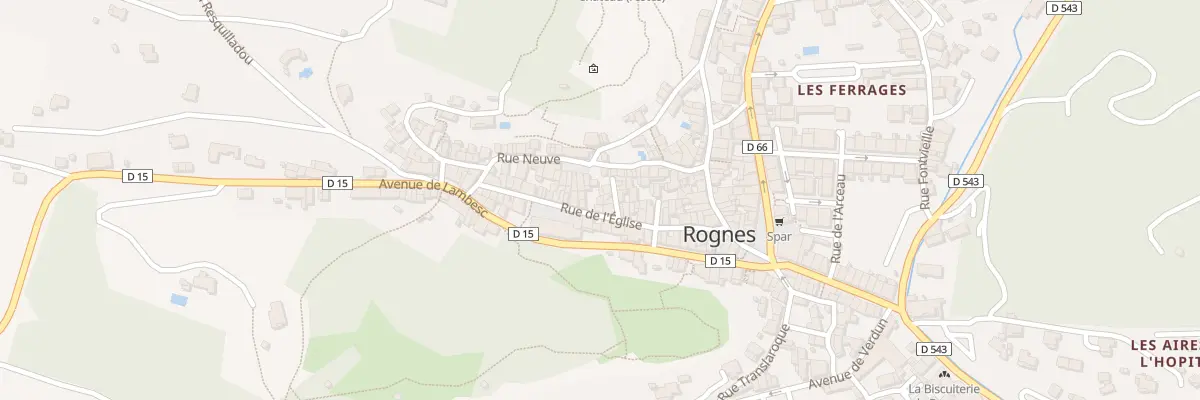 Plan du 28 Rue de l’Eglise à Rognes
