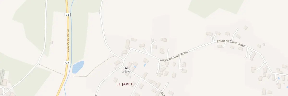 Plan du 1119 Rte de Saint Victor à Succieu
