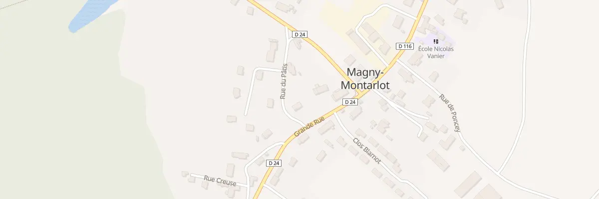 Plan du 2 Rue du Patis à Magny-Montarlot