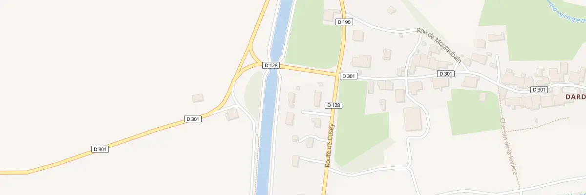 Plan du 4 Rte de Cusey A Dardenay à Choilley-Dardenay