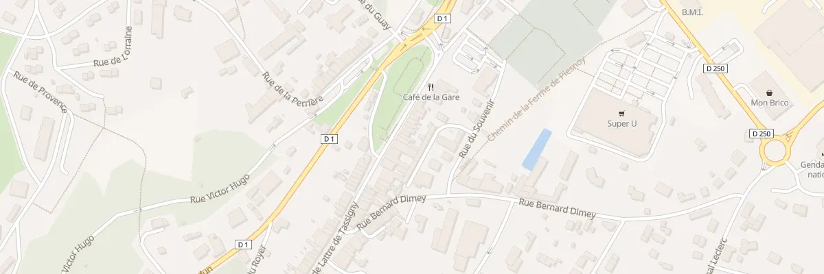 Plan du 178 Rue du Marechal de Lattre à Nogent