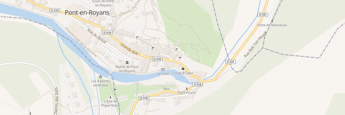 Plan du 6 Rue Gaudemard à Pont-en-Royans