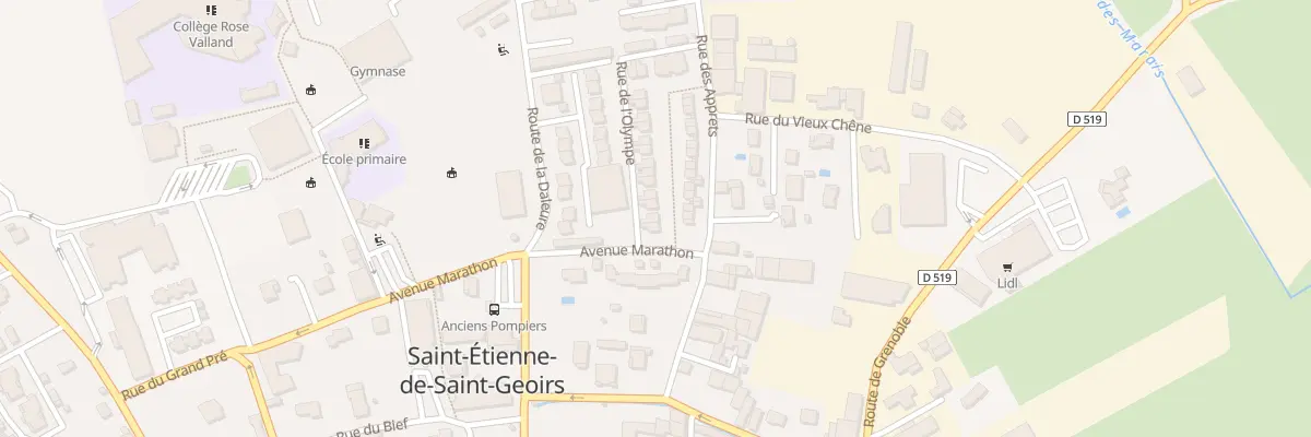 Plan du 4 Rue de l’Olympe à Saint-Étienne-de-Saint-Geoirs