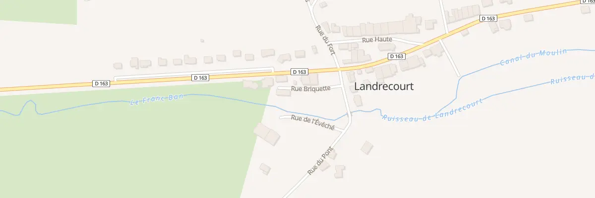 Plan du 7 Rue Briquette à Landrecourt-Lempire