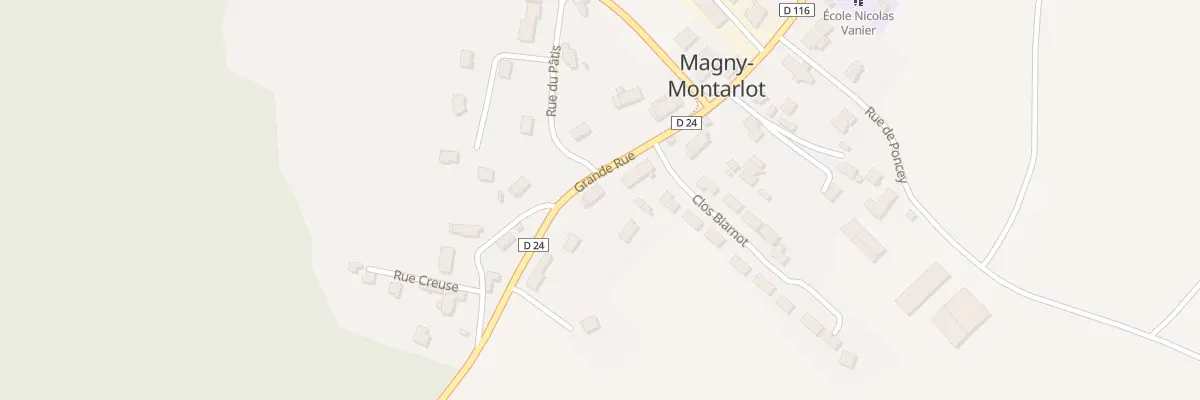 Plan du 6 Gr Grande Rue à Magny-Montarlot