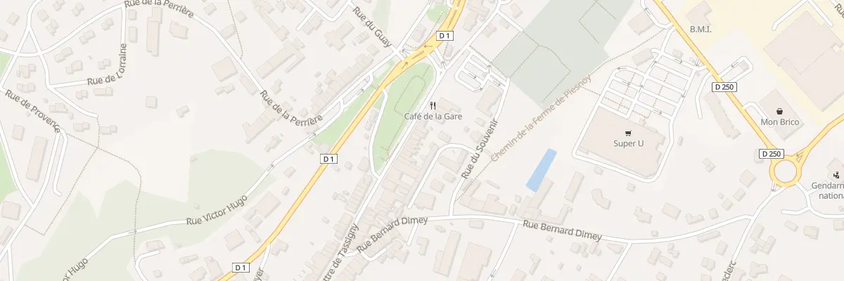 Plan du 186 Rue du Marechal de Lattre à Nogent