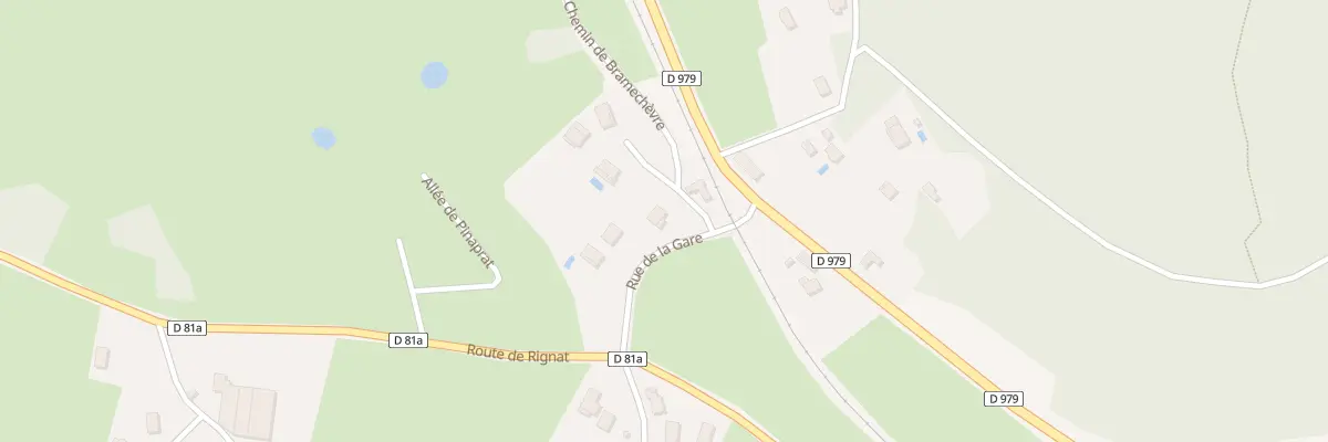 Plan du 85 Rue de la Gare à Revonnas