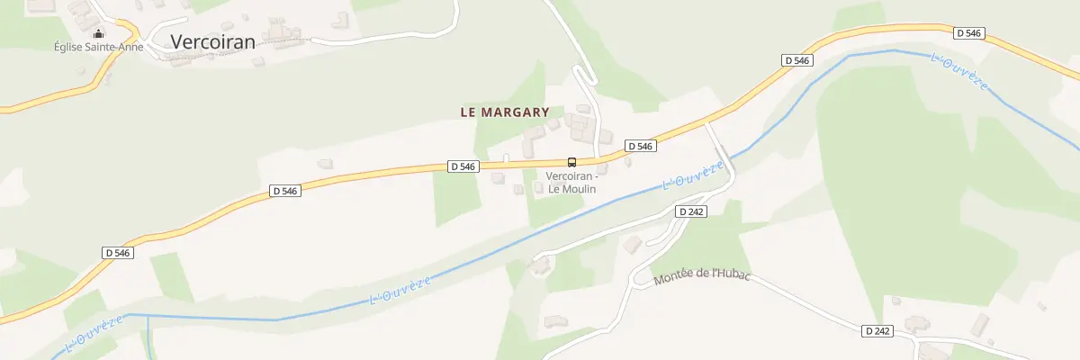 Plan du 5035A Pre sous Viere à Vercoiran