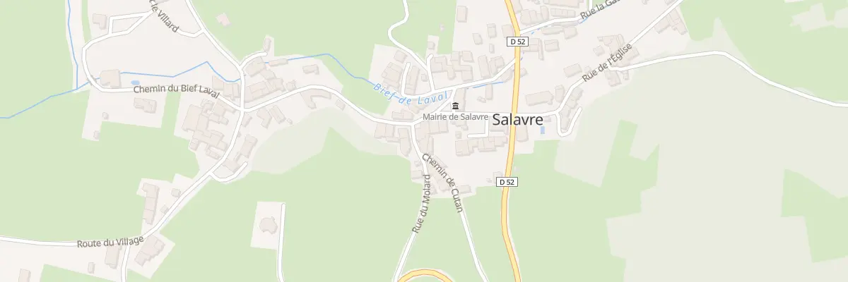 Plan du 376B Pl de la Mairie à Salavre
