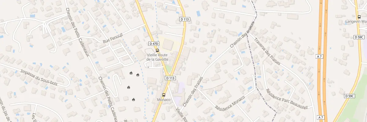 Plan du 150 Rte Departementale 113 aux Pennes-Mirabeau