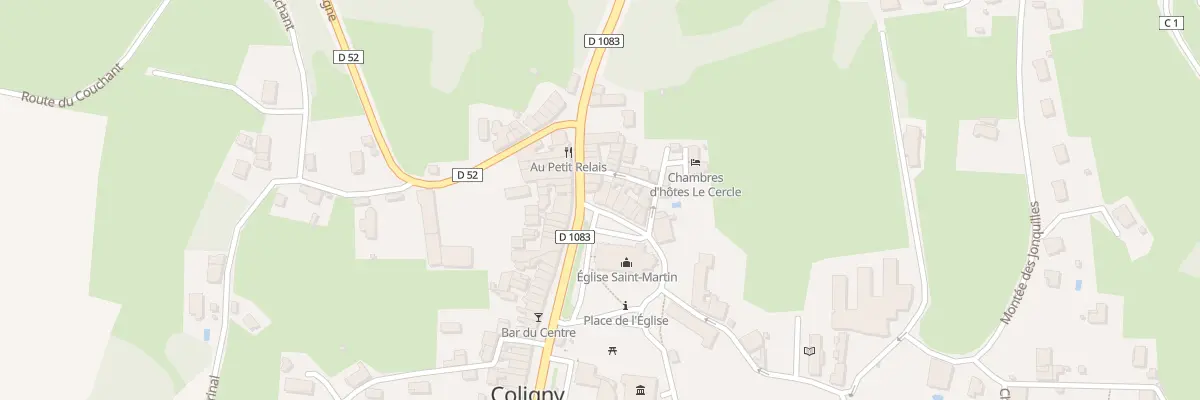 Plan du 5159 Rue du Commerce à Coligny