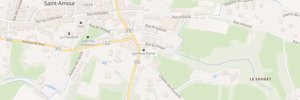 Plan du 4 Rue du Soujet à Saint-Amour