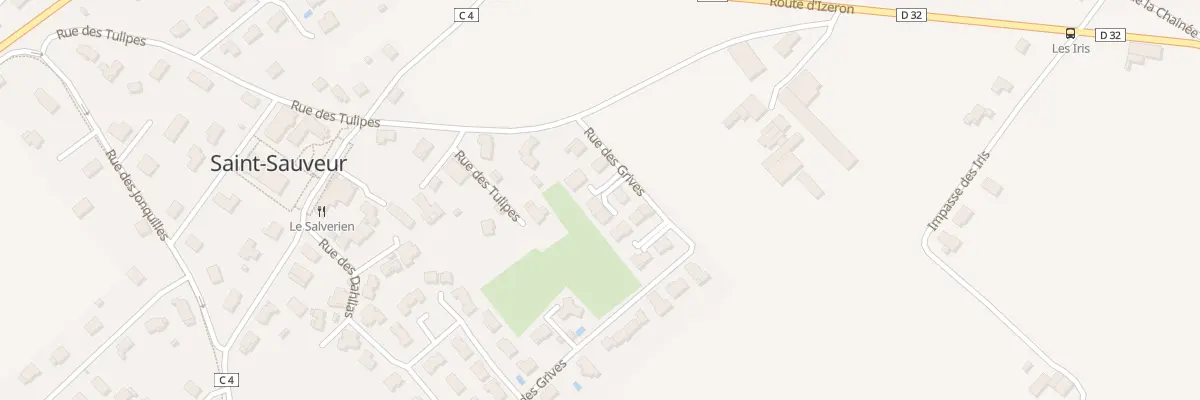 Plan du 14Q Rue des Tulipes à Saint-Sauveur