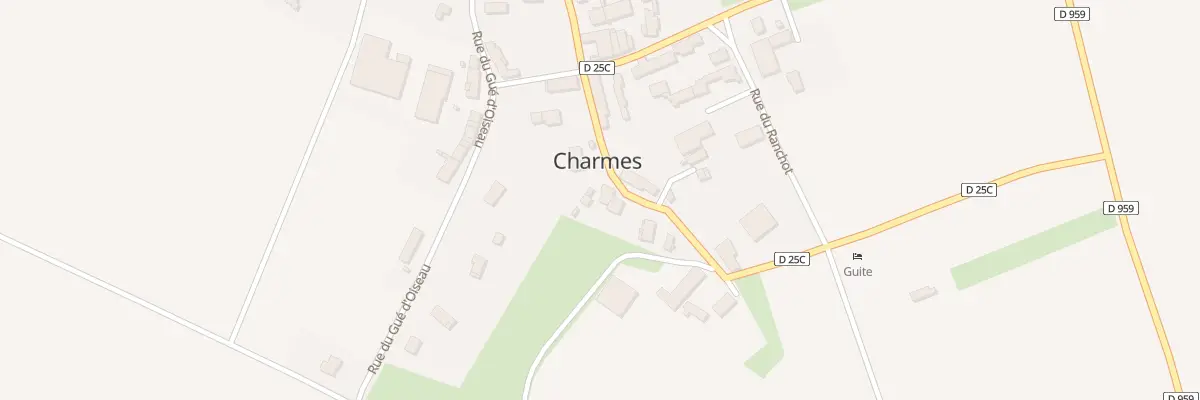 Plan du 6 Rue des Saules à Charmes