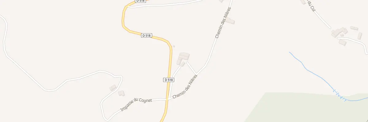 Plan du 5028 Les Nieres à Chasselay