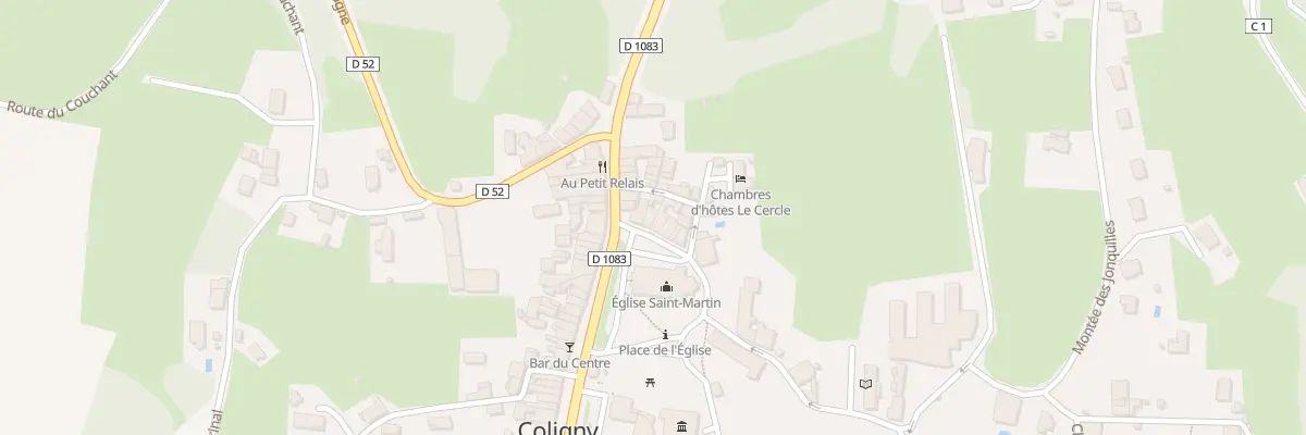 Plan du 5580 Coligny Le Haut à Coligny