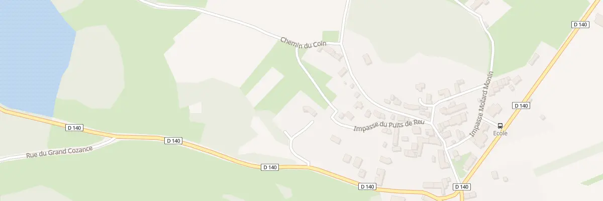 Plan du 1 Rte de Courtenay à Soleymieu
