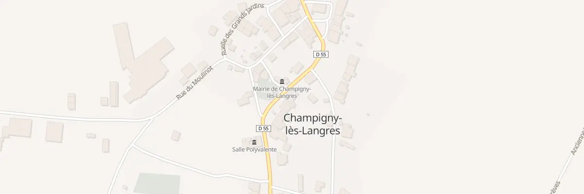 Plan du 255 Rue Pierre Durand à Champigny-lès-Langres