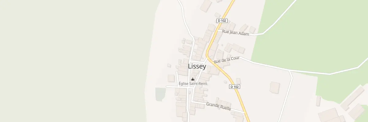 Plan du 7 Rue des Courtis à Lissey