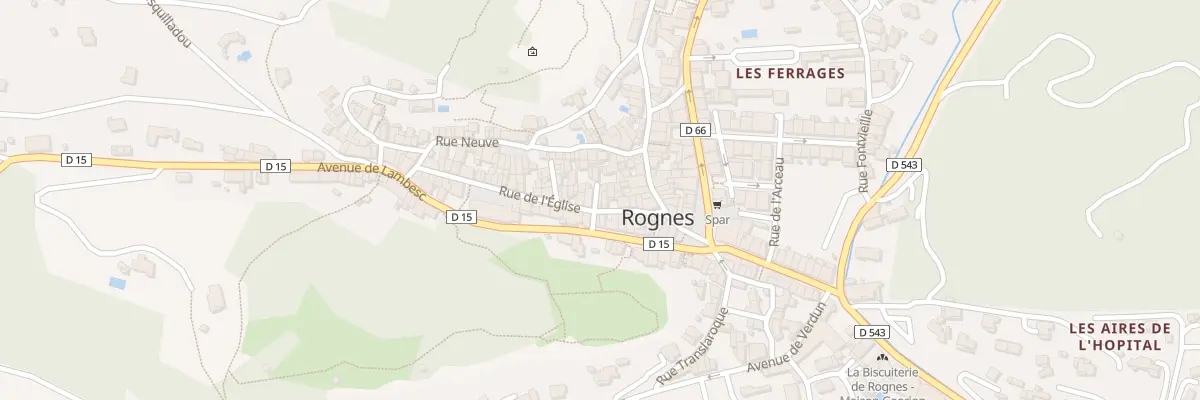 Plan du 14 Rue de l’Eglise à Rognes