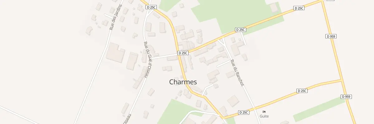 Plan du 2 Rue de la Castillere à Charmes