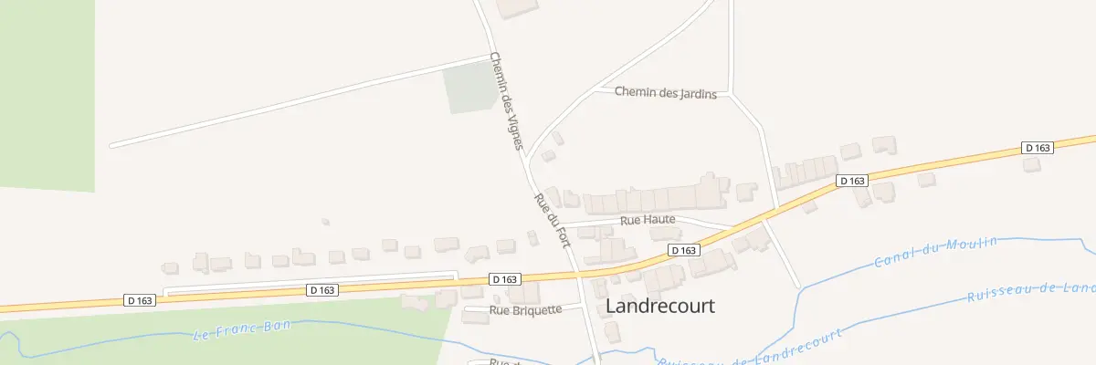 Plan du 2 Rue du Fort à Landrecourt-Lempire