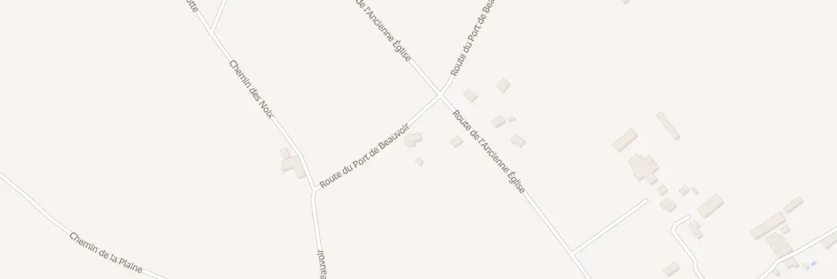Plan du 498 Rte de l’Ancienne Eglise à Saint-Sauveur