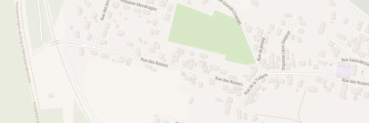 Plan du 42 Rue des Rosiers à Villers-les-Pots