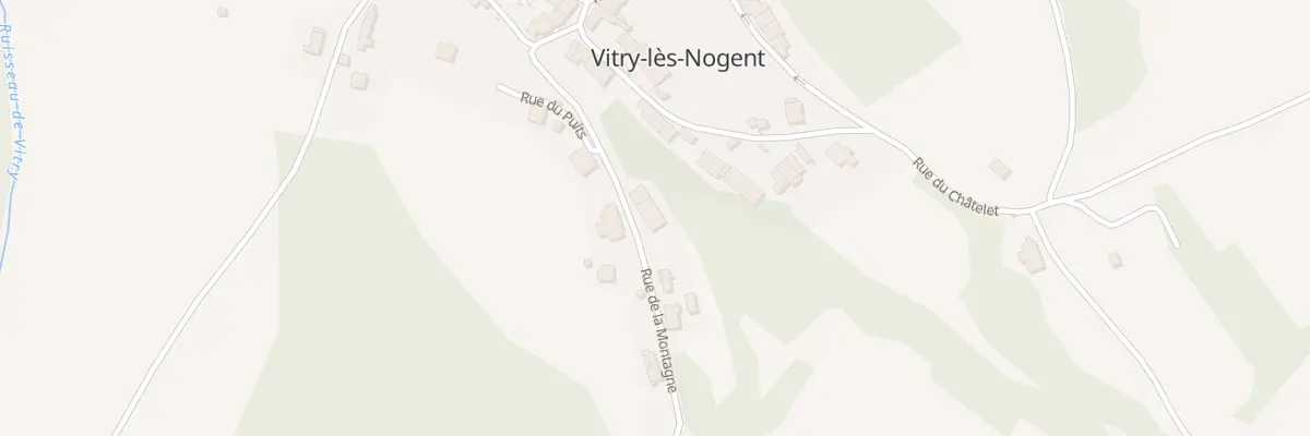 Plan du 3 Rue de la Montagne à Vitry-lès-Nogent