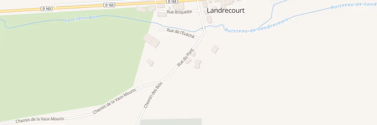 Plan du 9 Rue du Pont à Landrecourt-Lempire