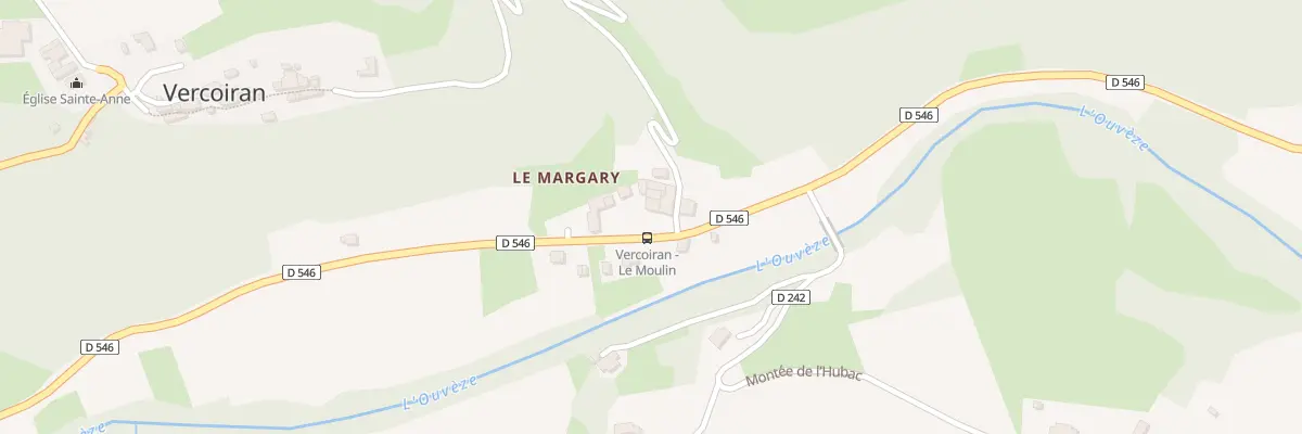 Plan du 5035 La Baume à Vercoiran