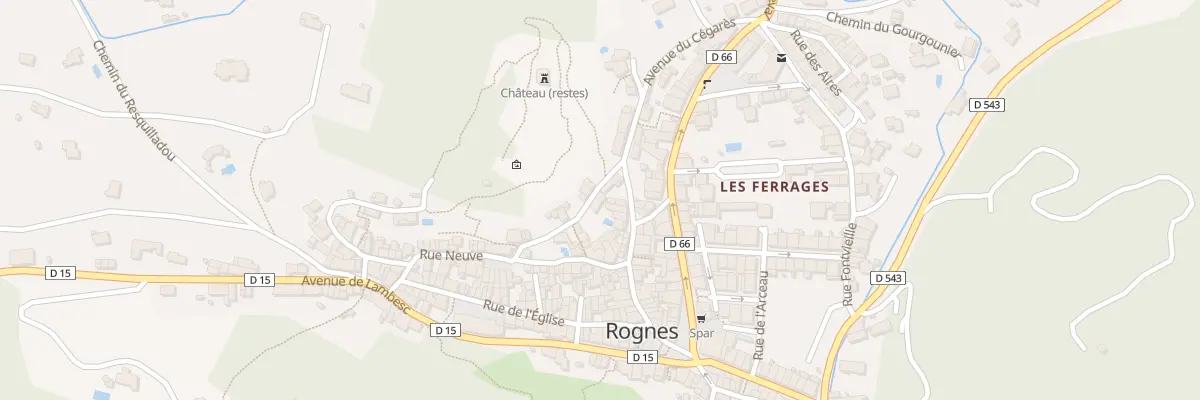 Plan du 2C Mte des Caillats à Rognes