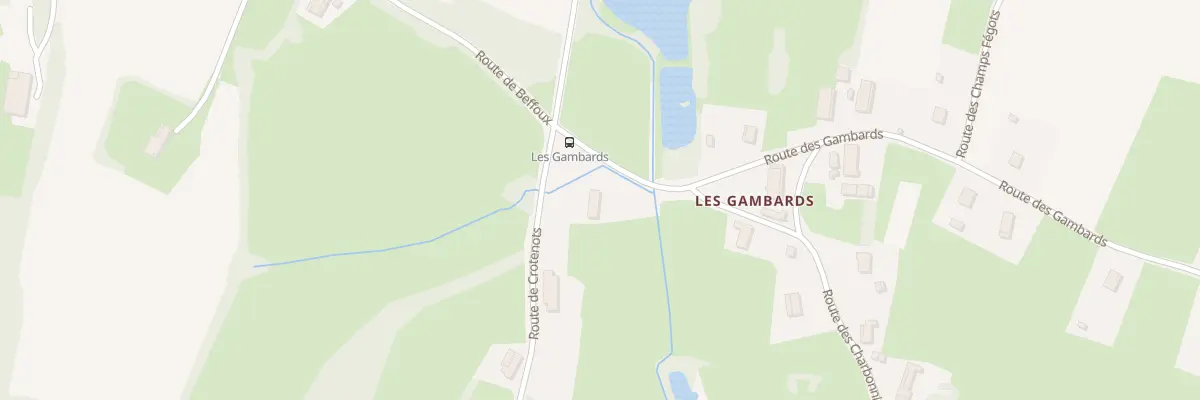 Plan du 50 Rte des Gambards au Miroir
