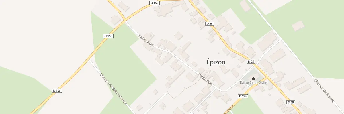 Plan du 17 Rue Petite Rue à Épizon