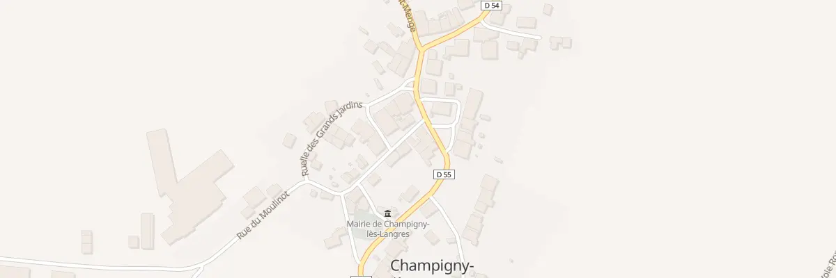 Plan du 7 Rue du Moulinot à Champigny-lès-Langres