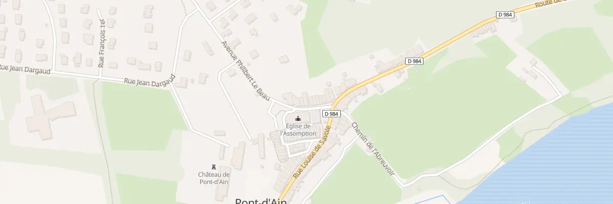 Plan du 16 Rue Philibert-le-beau à Pont-d’Ain