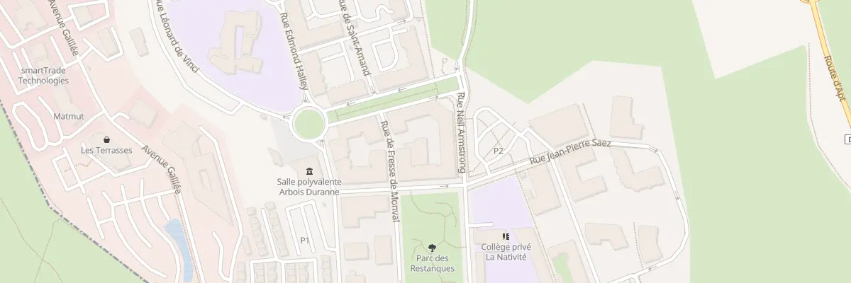 Plan du 75 Rue De Fresse De Monval à Aix-en-Provence