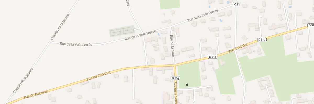 Plan du 28 Rue de la Gaillardière à Longechenal