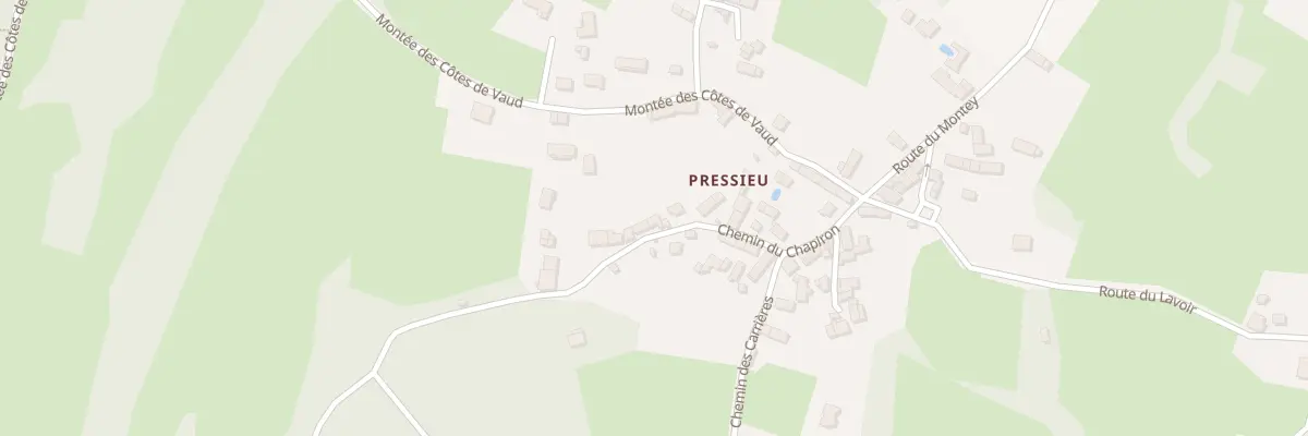 Plan du 5105 Pressieu Ouest à Parmilieu
