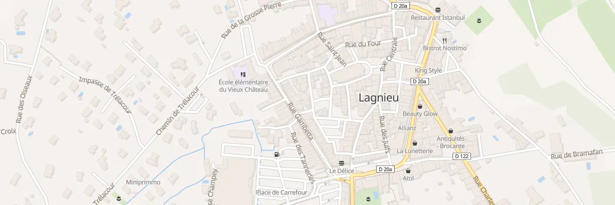 Plan du 17 Rue du Moulin à Lagnieu