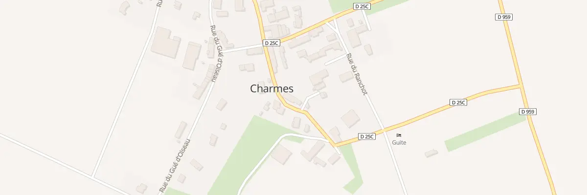 Plan du 1 Imp des Saules à Charmes