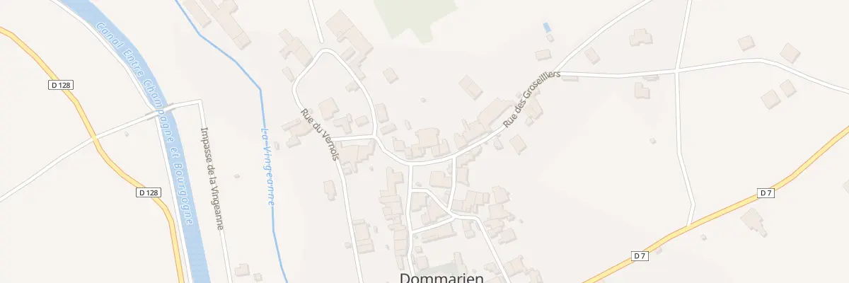 Plan du 7 Rue des Groseilliers à Dommarien