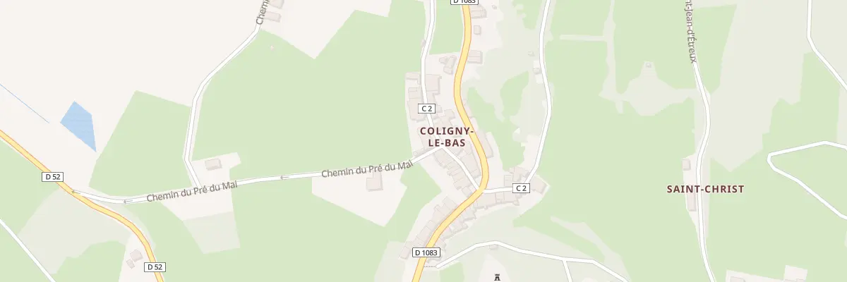 Plan du 77 Rue de Bresse à Coligny