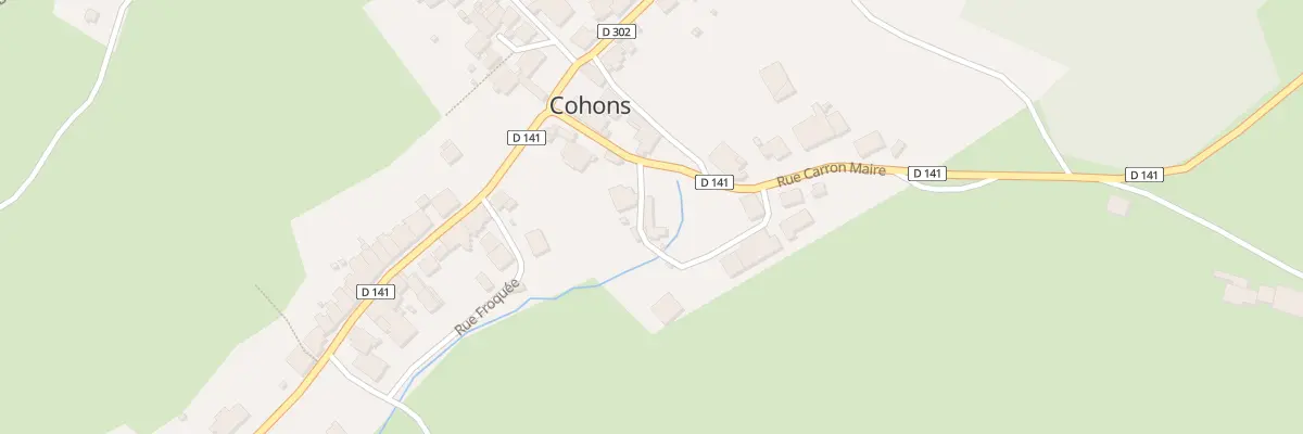 Plan du 8 Rue Carron Maire à Cohons