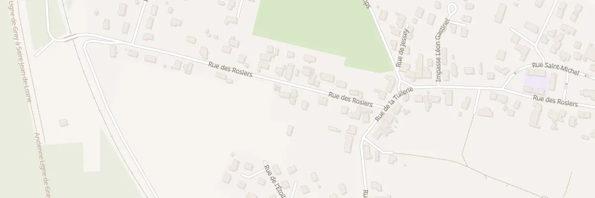 Plan du 39 Rue des Rosiers à Villers-les-Pots