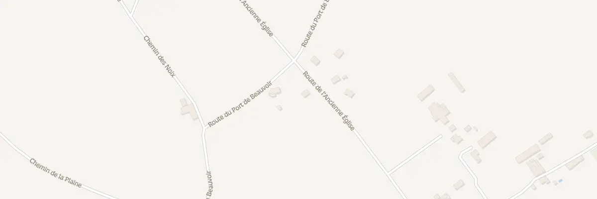 Plan du 526 Rte de l’Ancienne Eglise à Saint-Sauveur