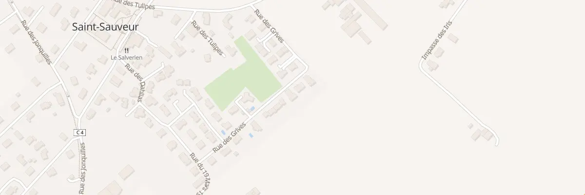 Plan du 14J Rue des Tulipes à Saint-Sauveur